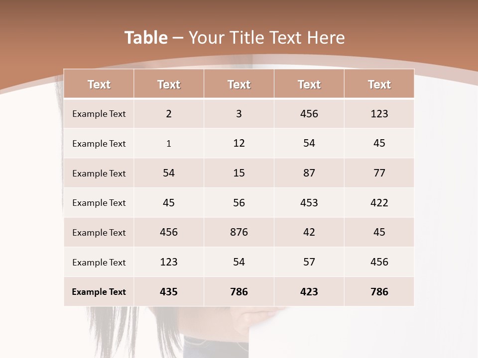 Sign Display Model PowerPoint Template