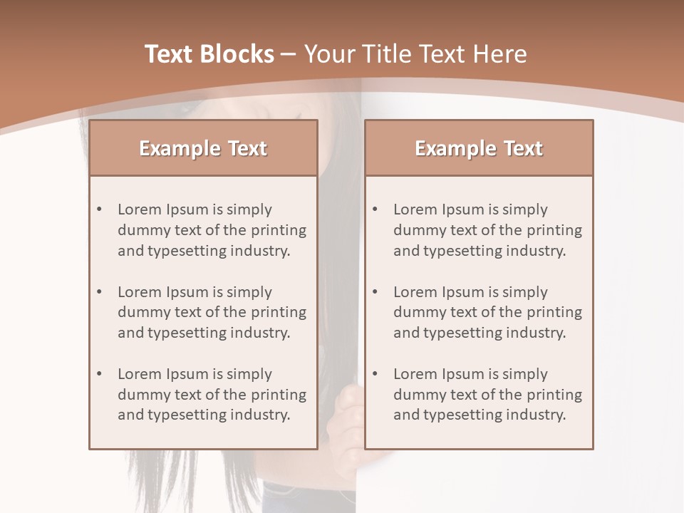 Sign Display Model PowerPoint Template