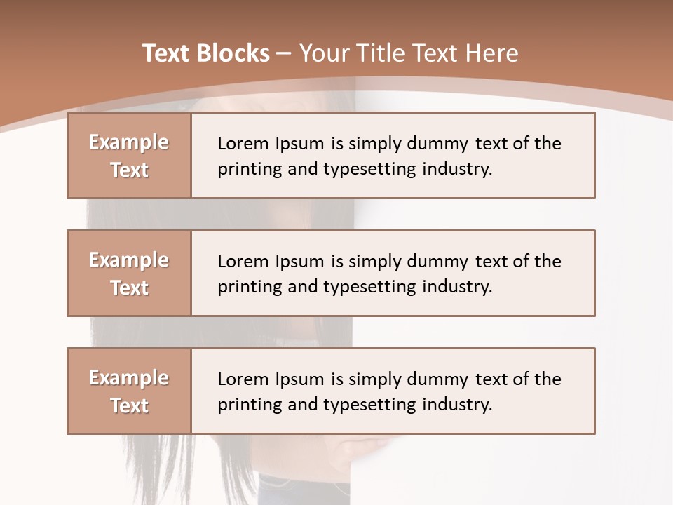 Sign Display Model PowerPoint Template