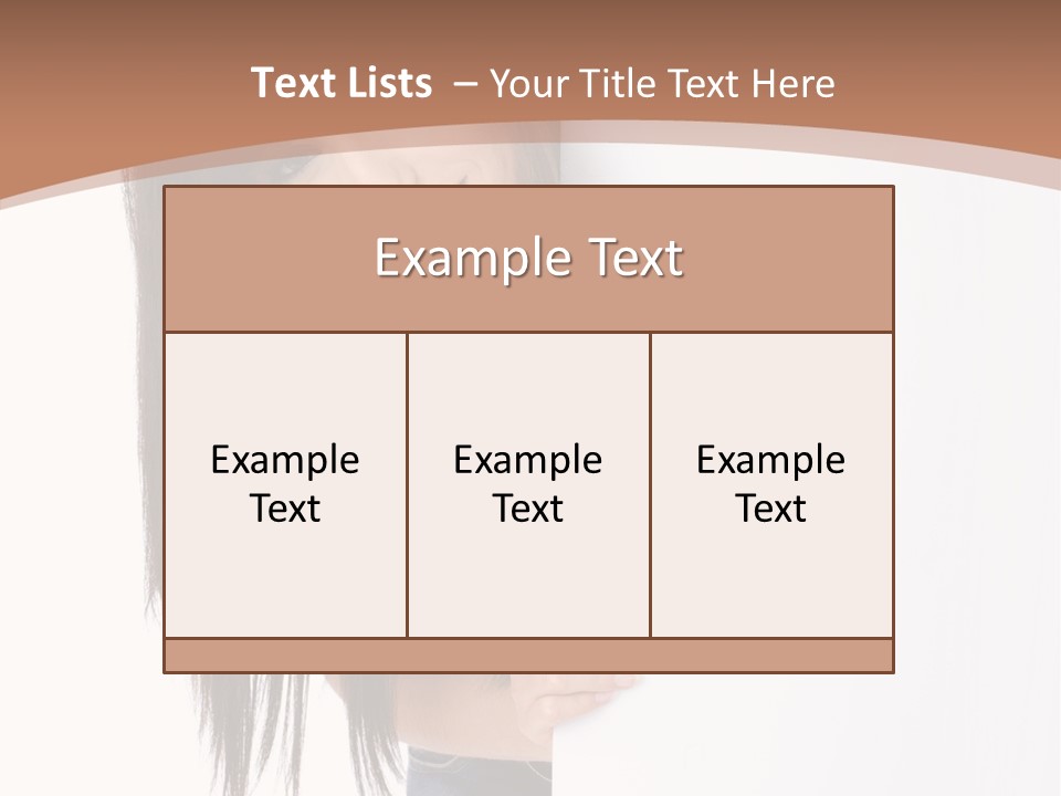 Sign Display Model PowerPoint Template