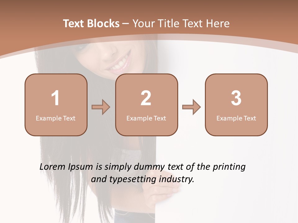 Sign Display Model PowerPoint Template