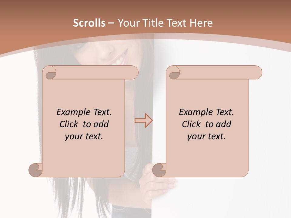 Sign Display Model PowerPoint Template