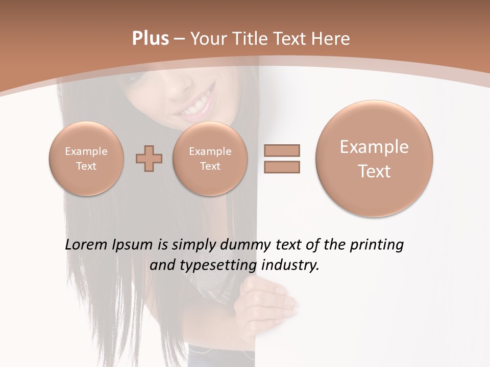 Sign Display Model PowerPoint Template