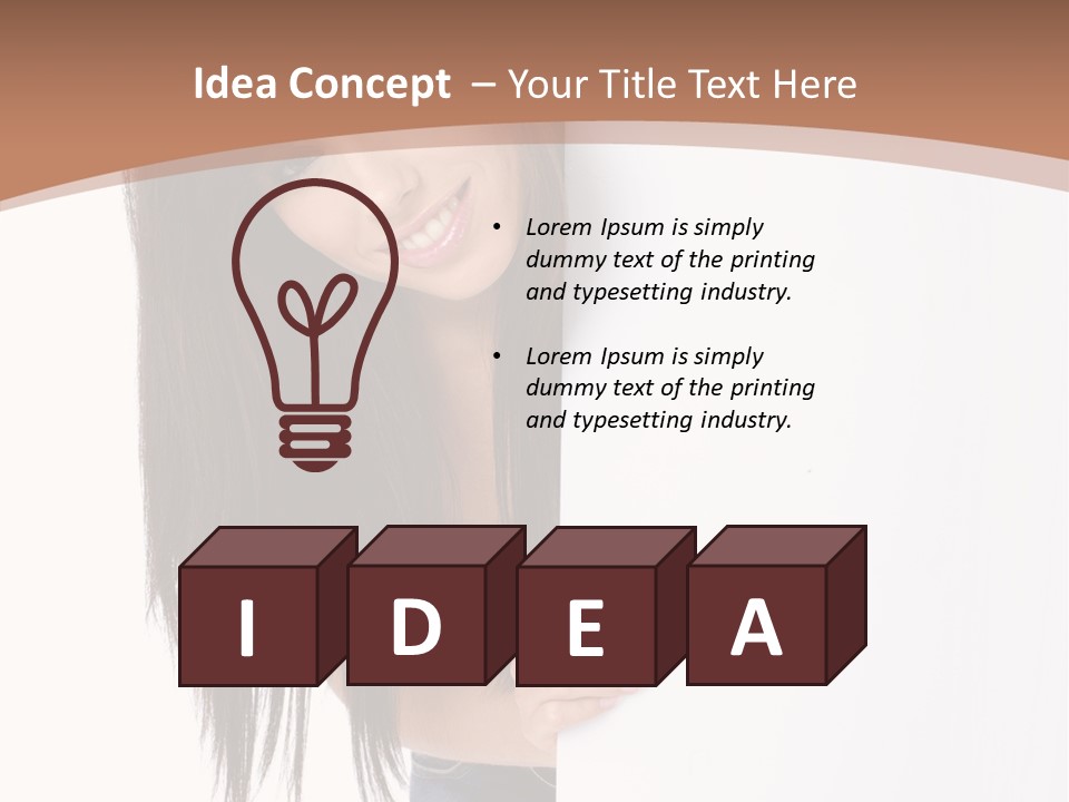 Sign Display Model PowerPoint Template