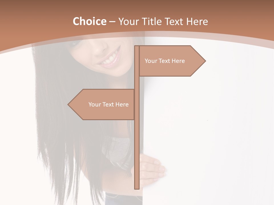 Sign Display Model PowerPoint Template