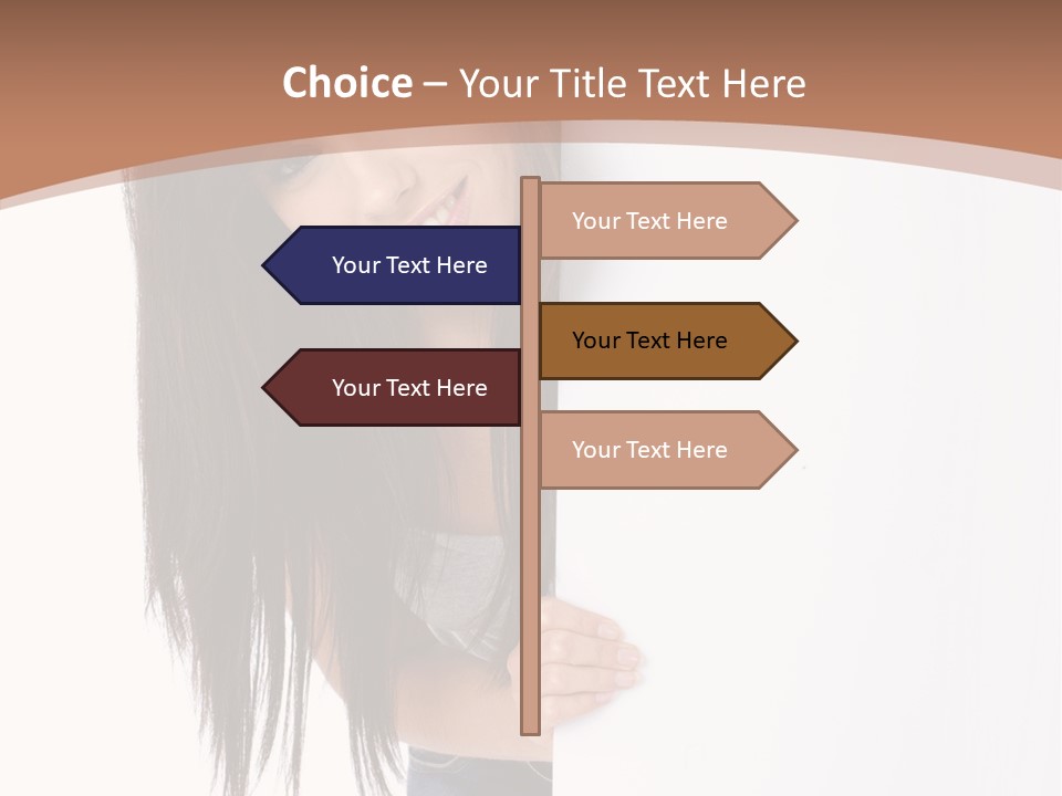 Sign Display Model PowerPoint Template