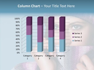 Portrait Teenager Pulling PowerPoint Template