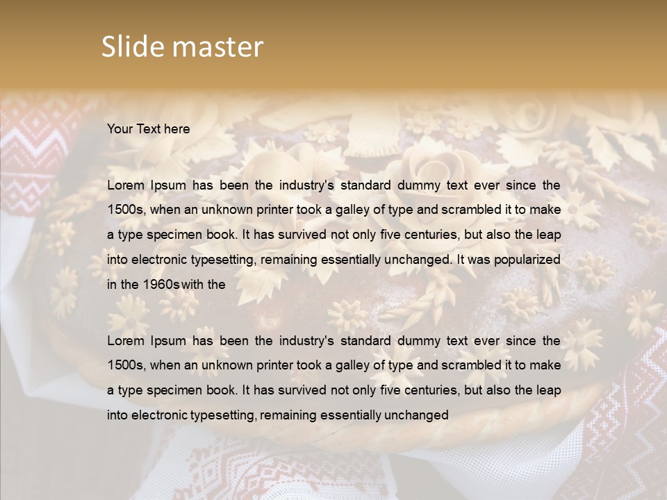 European Beautiful Ukraine PowerPoint Template