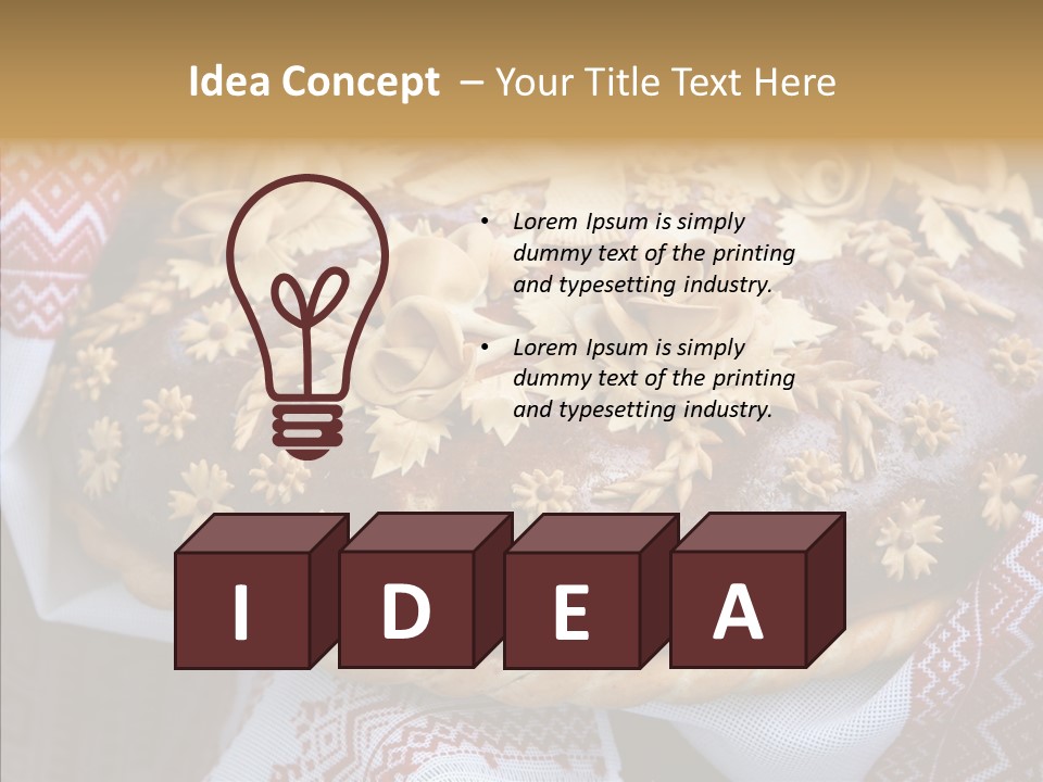 European Beautiful Ukraine PowerPoint Template