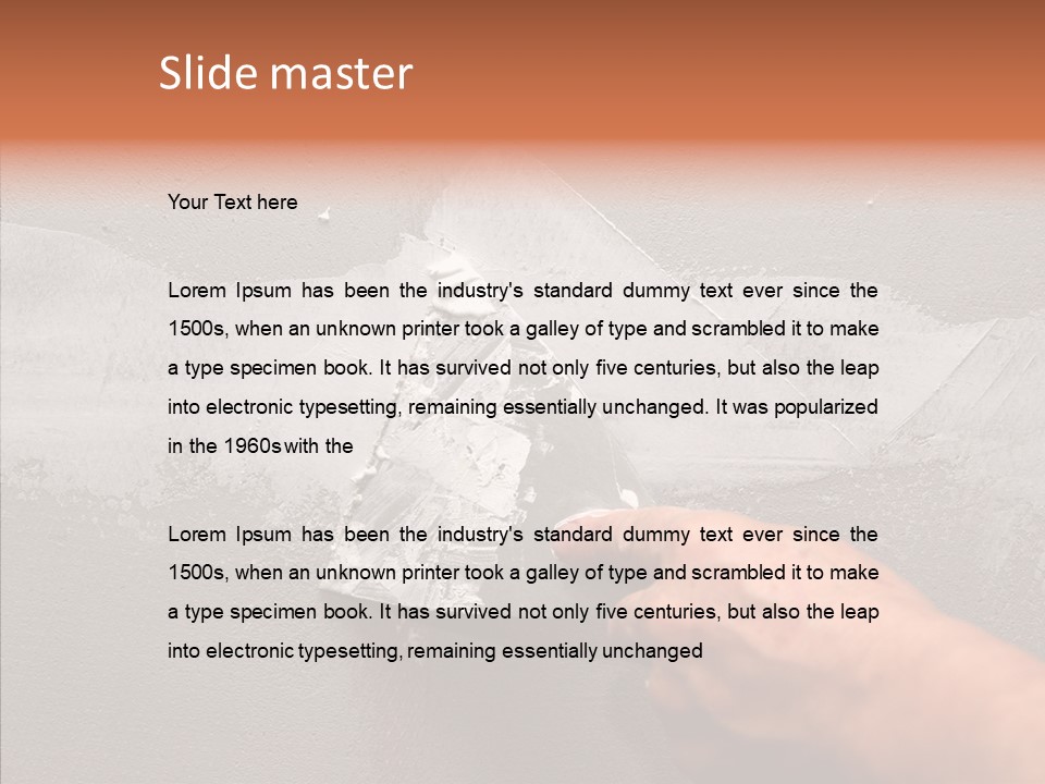 Craft House Trade PowerPoint Template