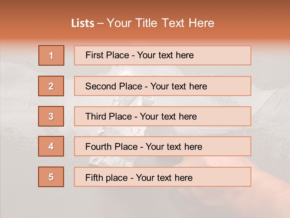 Craft House Trade PowerPoint Template
