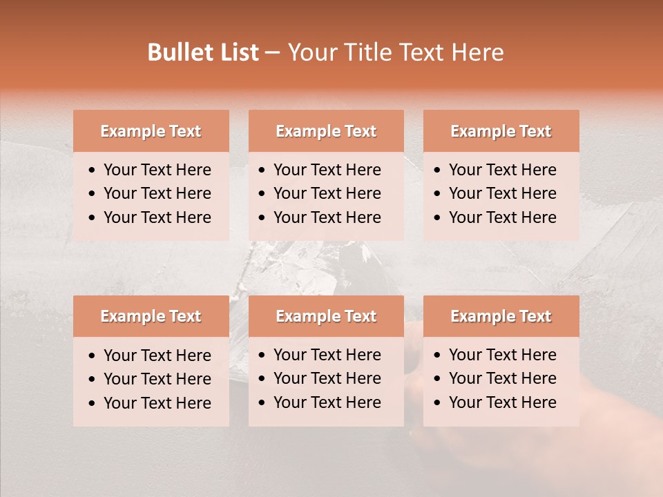 Craft House Trade PowerPoint Template