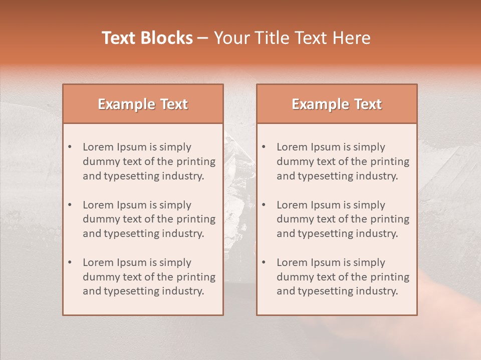 Craft House Trade PowerPoint Template