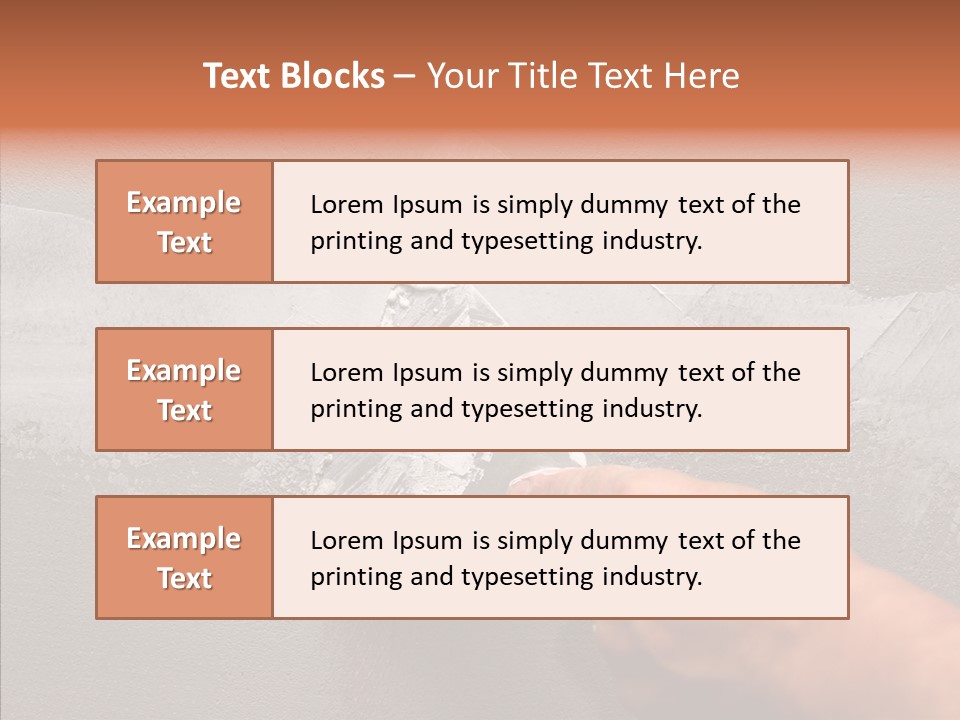 Craft House Trade PowerPoint Template