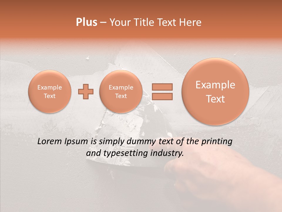 Craft House Trade PowerPoint Template