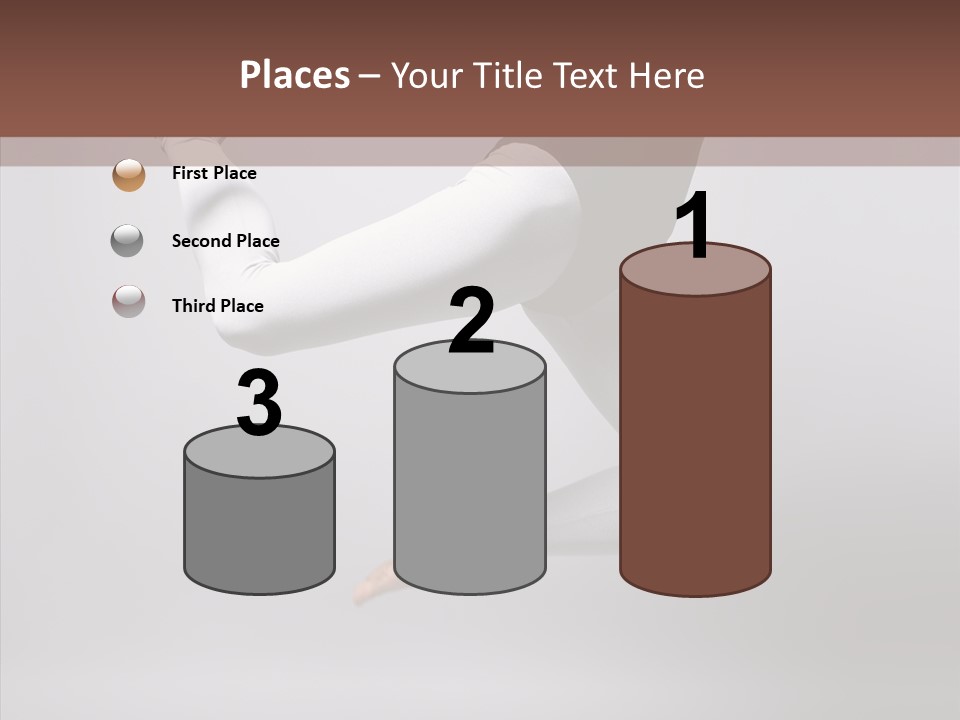 Girl Exercizing Style PowerPoint Template