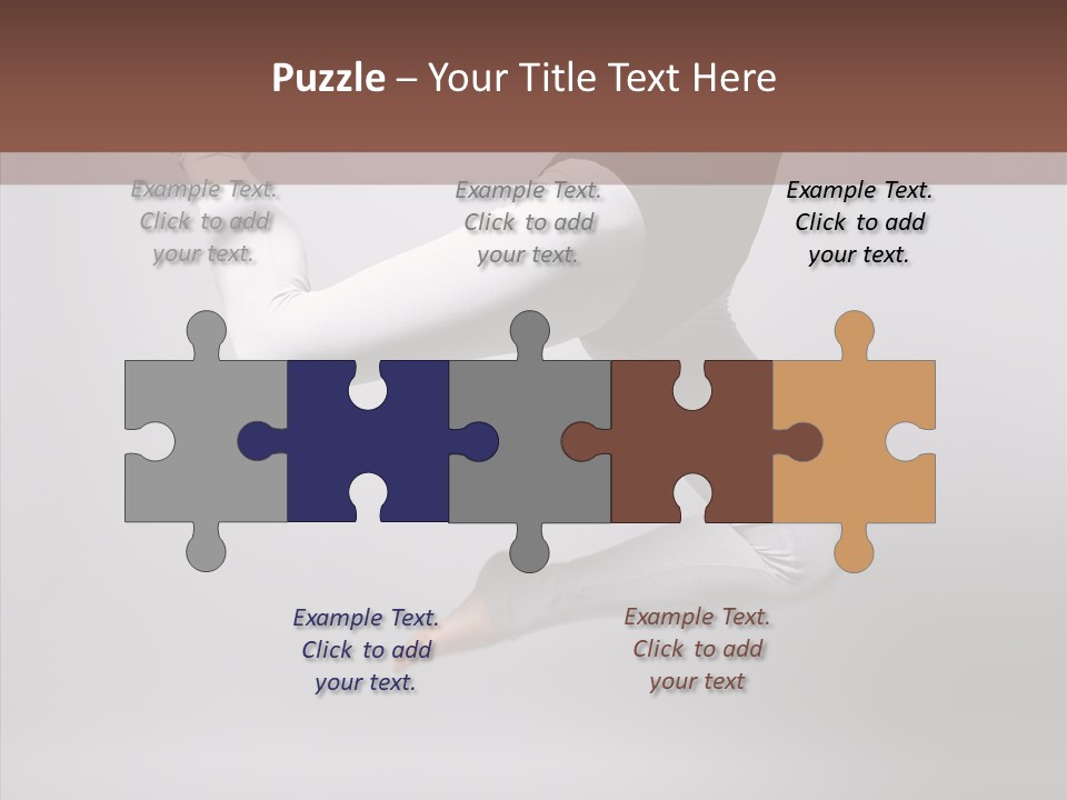 Girl Exercizing Style PowerPoint Template