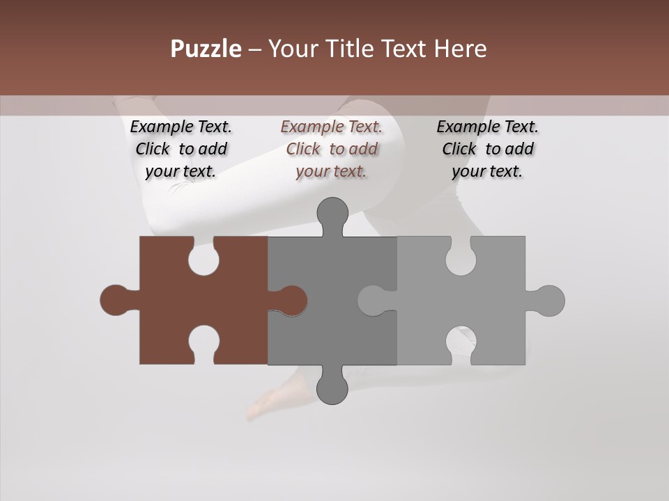 Girl Exercizing Style PowerPoint Template