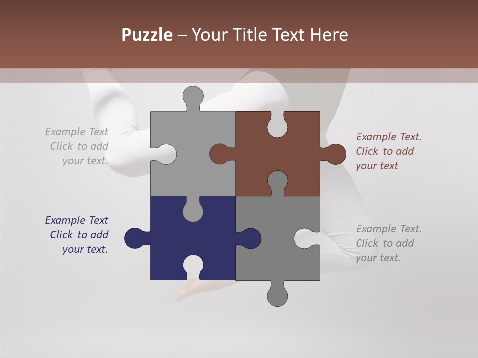 Girl Exercizing Style PowerPoint Template