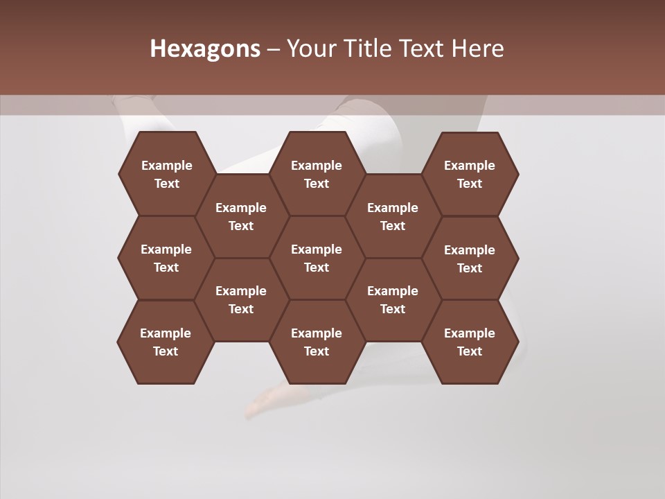 Girl Exercizing Style PowerPoint Template