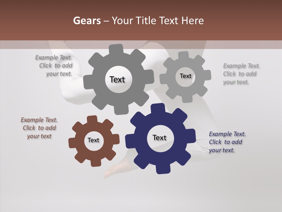 Girl Exercizing Style PowerPoint Template