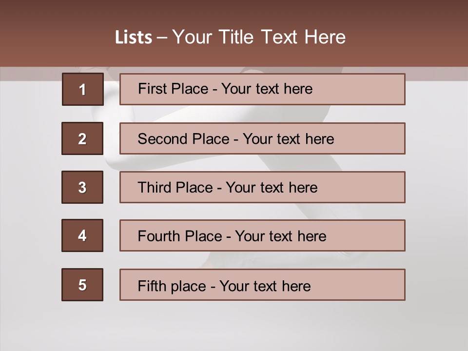 Girl Exercizing Style PowerPoint Template