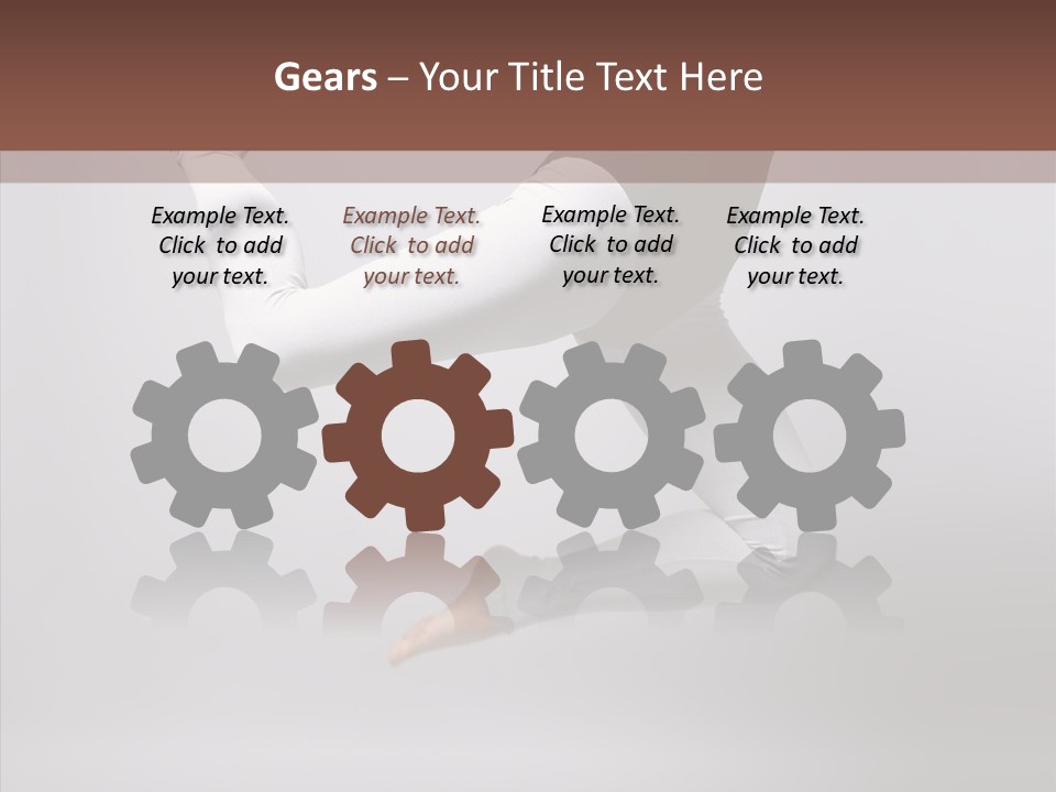 Girl Exercizing Style PowerPoint Template