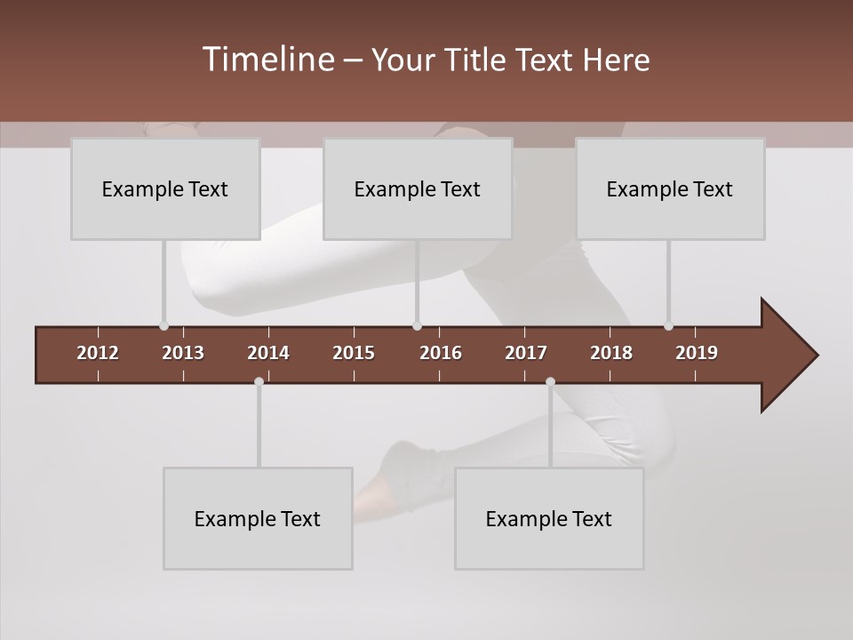 Girl Exercizing Style PowerPoint Template