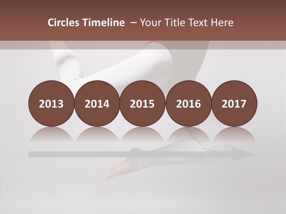 Girl Exercizing Style PowerPoint Template