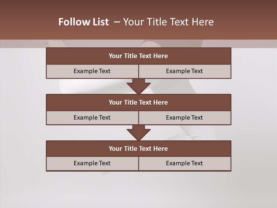 Girl Exercizing Style PowerPoint Template