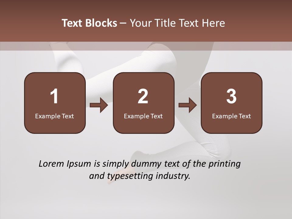 Girl Exercizing Style PowerPoint Template