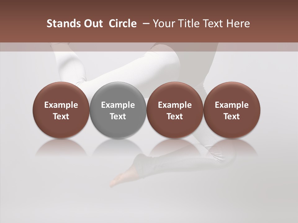 Girl Exercizing Style PowerPoint Template