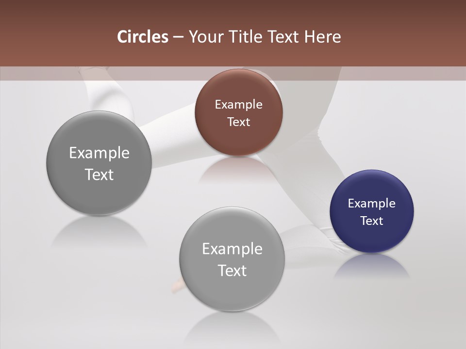 Girl Exercizing Style PowerPoint Template