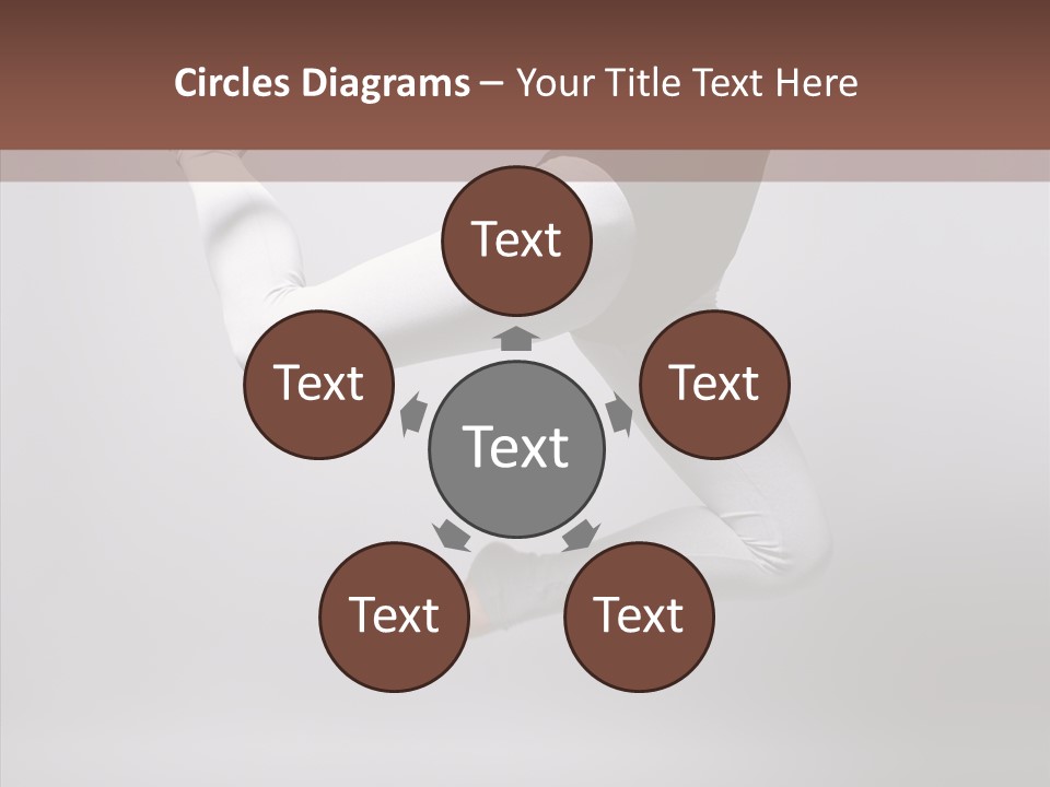 Girl Exercizing Style PowerPoint Template