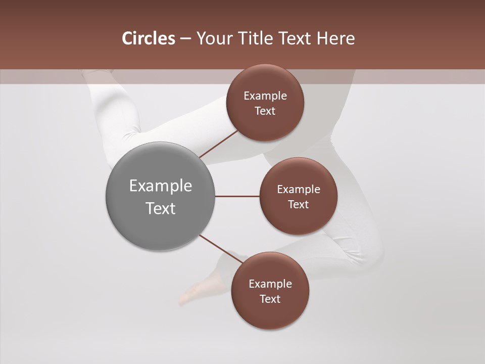 Girl Exercizing Style PowerPoint Template