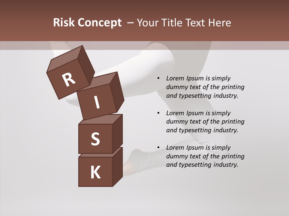 Girl Exercizing Style PowerPoint Template