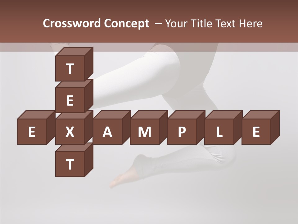 Girl Exercizing Style PowerPoint Template