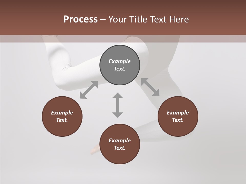 Girl Exercizing Style PowerPoint Template