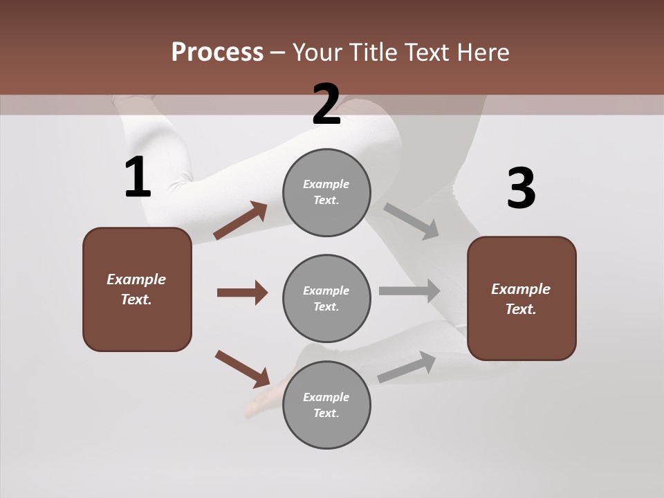 Girl Exercizing Style PowerPoint Template