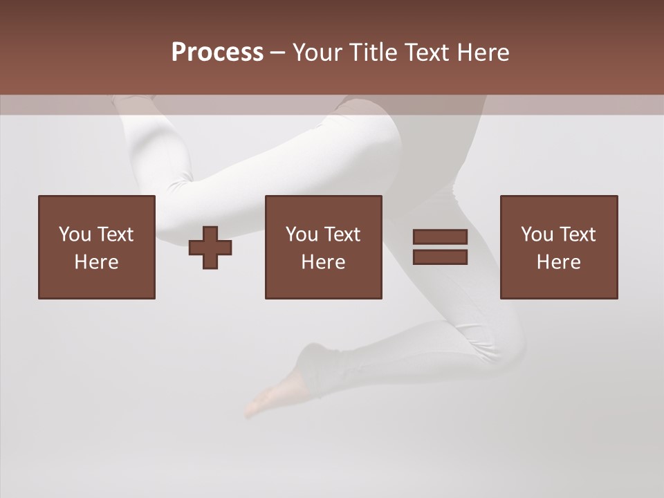 Girl Exercizing Style PowerPoint Template
