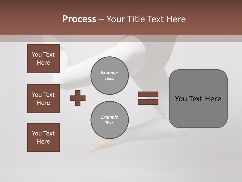 Girl Exercizing Style PowerPoint Template