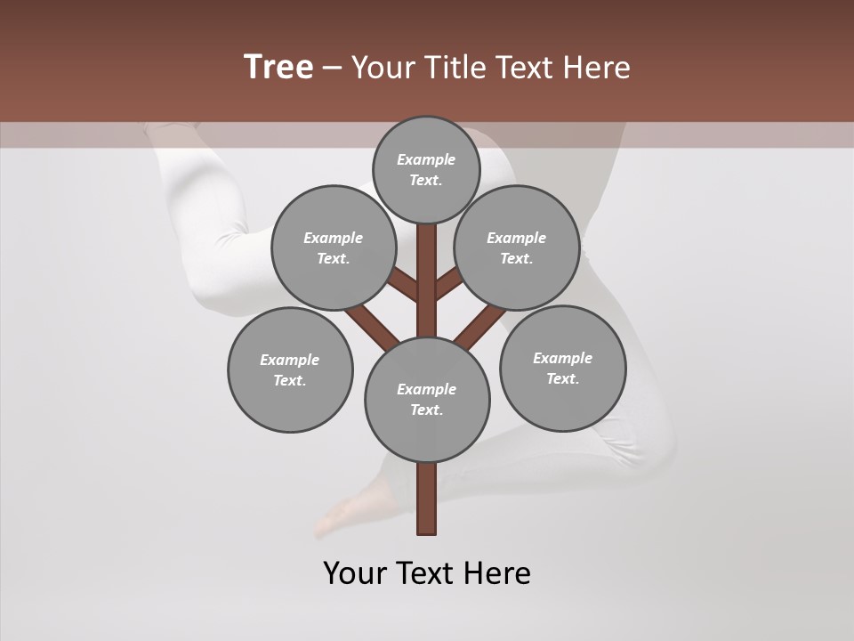 Girl Exercizing Style PowerPoint Template