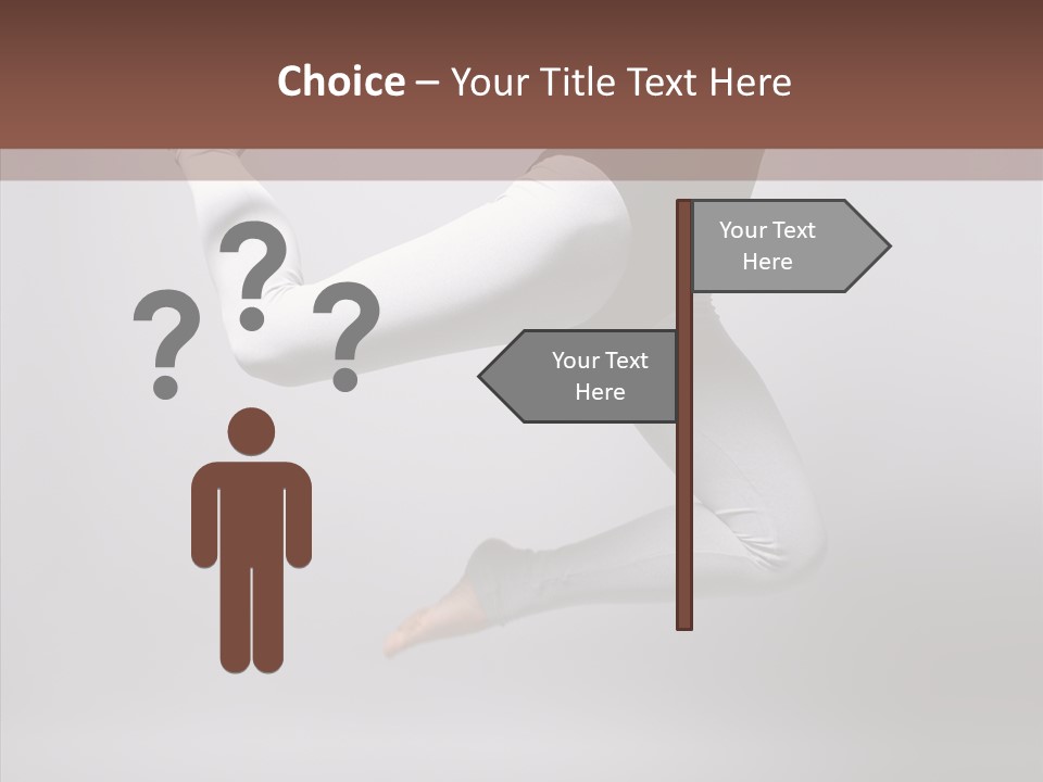 Girl Exercizing Style PowerPoint Template