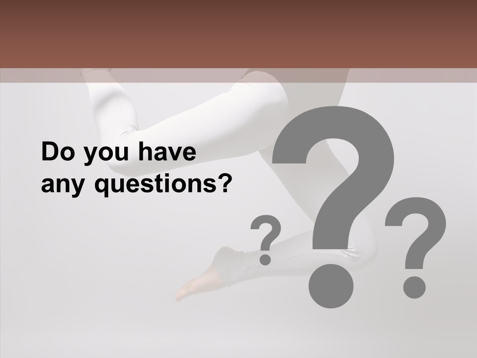 Girl Exercizing Style PowerPoint Template