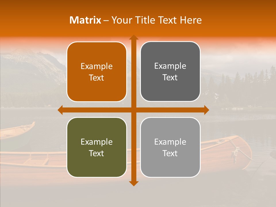 Rock Landscape Panorama PowerPoint Template