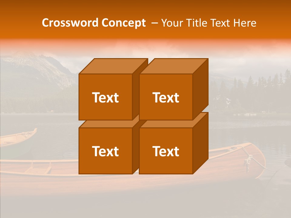 Rock Landscape Panorama PowerPoint Template