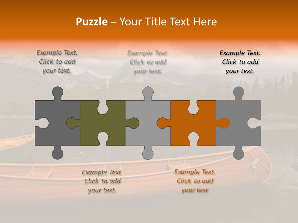 Rock Landscape Panorama PowerPoint Template