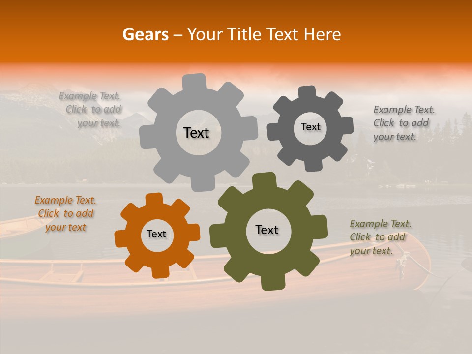 Rock Landscape Panorama PowerPoint Template