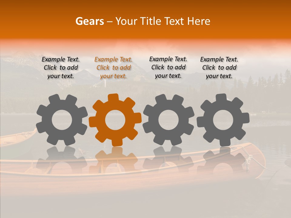 Rock Landscape Panorama PowerPoint Template