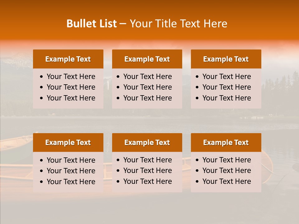 Rock Landscape Panorama PowerPoint Template